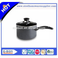 High quality aluminum cooking pot with glass lid